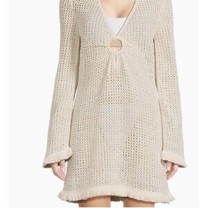 Ramy Brook Crochet Cassie Coverup mini Dress Small